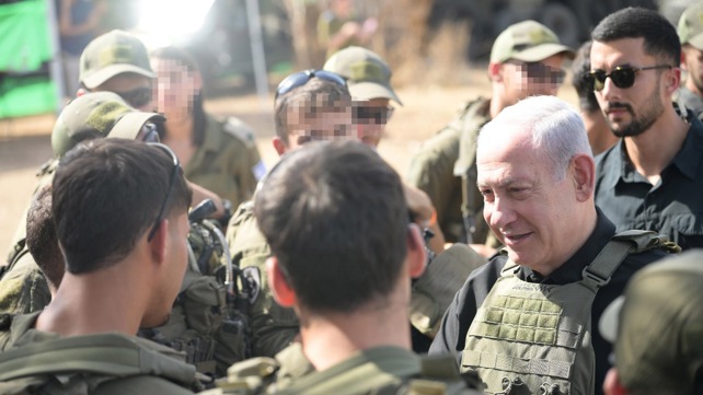נתניהו והלוחמים