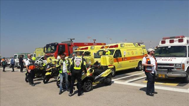 כוננות בנתב"ג, אמבולנסים