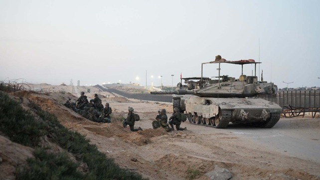 חיילי צה"ל בציר פילדלפי