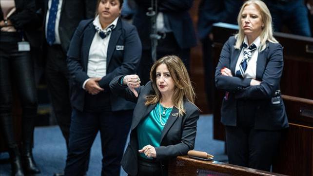 ח"כ רינאוי-זועבי מתנגדת להצעת חוק תקנות יו"ש, 06.06.22