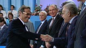 סטף ורטהיימר מקבל את פרס ישראל. 1991
