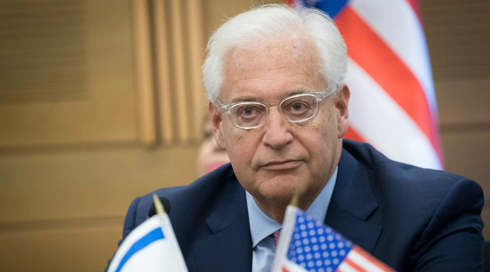 שגריר ארה"ב בישראל: "למה אין שלום? הרשות הפלסטינית מממנת מחבלים"
