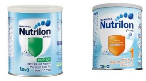 מוצרי הנוטרילון עליהם יצאה הודעת ריקול