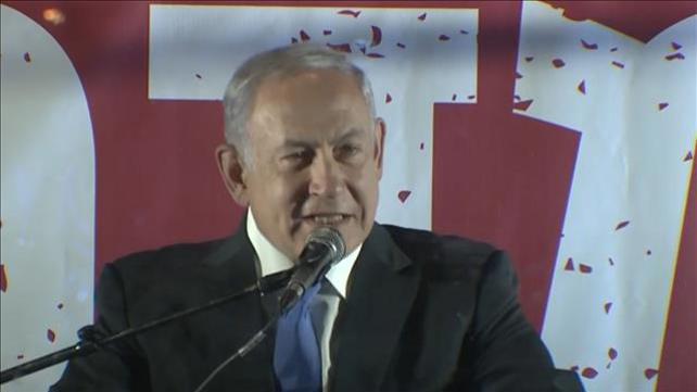 נתניהו בהפגנת הימין 06.04.22
