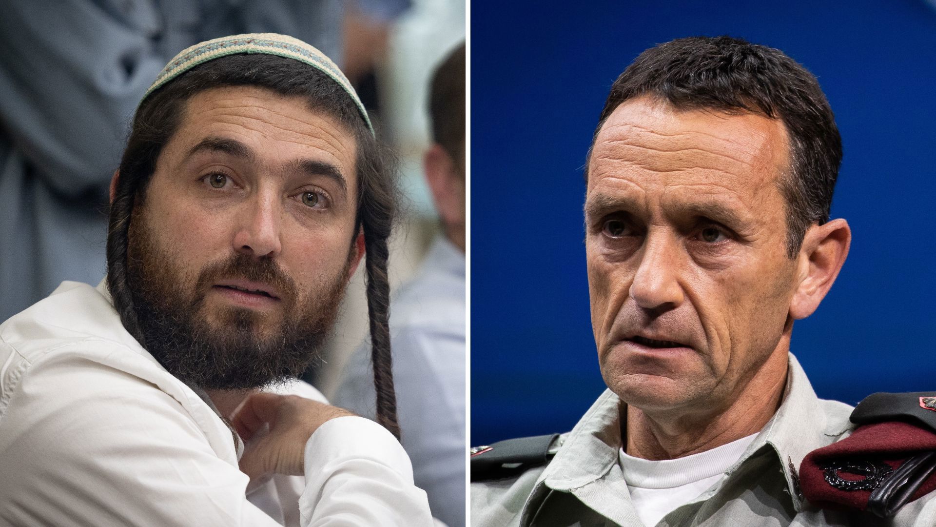 הרמטכ"ל הרצי הלוי וח"כ צבי סוכות