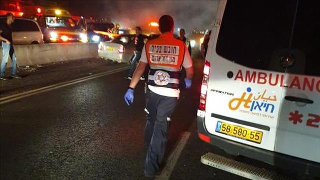 זירת האירוע בצומת כפר יאסיף 26.10