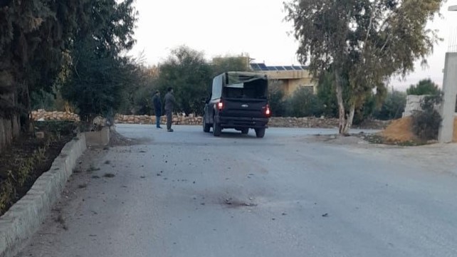 תקיפת רכב בבאל הרמל שבבקעת הלבנון