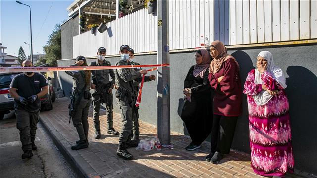 כוחות משטרה בזירה | צילום: יוסי אלוני, פלאש 90