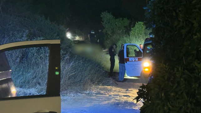 זירת מציאת גופה גבר ירוי פרדס חנה 1.7.24