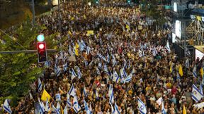הפגנה לשחרור החטופים בשדרות בגין בתל אביב
