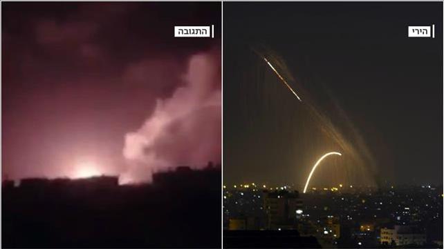שיגור רקטות מעזה ותקיפת צה"ל באזור רפיח (15.11.19)