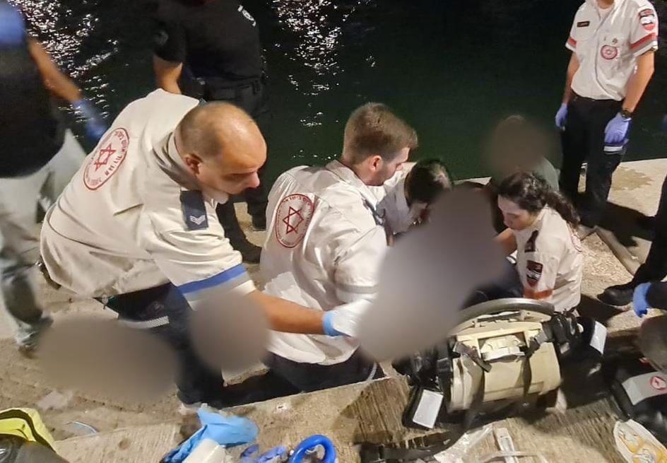 צעירים נפגעו מסירה ביפו