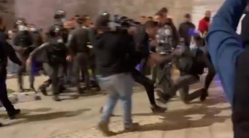 עימותים בירושלים: שוטר הותקף על ידי חשוד ונחבל בראשו