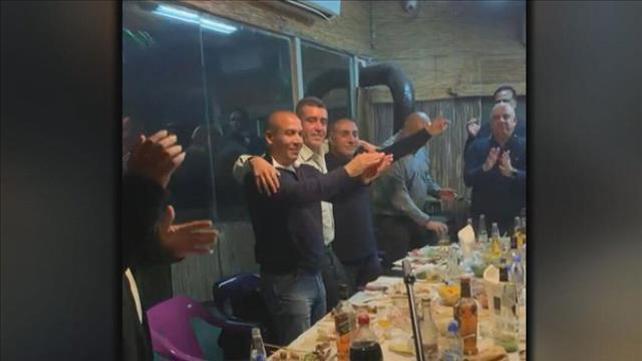 תיעוד מסיבת קציני צבא ומשטרה בזרזיר, 23.01.21