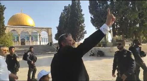בן גביר עלה להר הבית: "האיומים והטילים לא מרתיעים אותי"