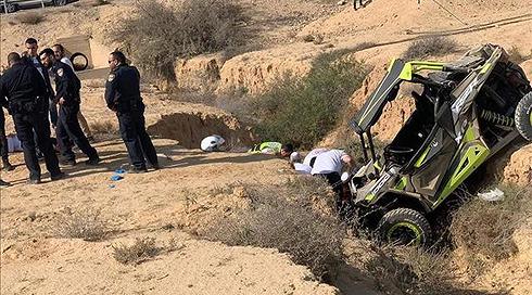 ילד בן 8 נפצע אנוש בהתהפכות טרקטורון באזור דימונה