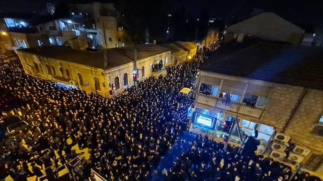 הלוויית הרב שיינר בירושלים, 31.01