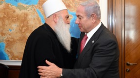 ראש הממשלה נתניהו ושייח' מוואפק טריף, השבוע