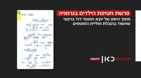 "עושה גם חדירה לבית": היומן שקושר את יוצא שירות המודיעין לפרשה בגרמניה