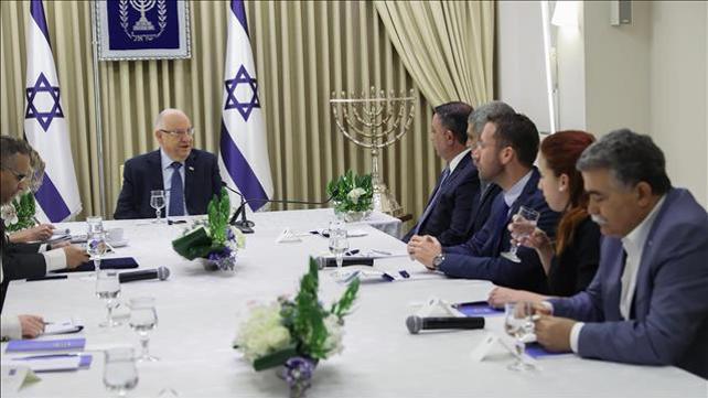 נציגי העבודה בבית הנשיא
