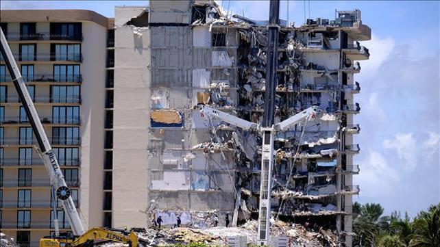 קריסת הבניין במיאמי, ארצות הברית, 28.06.21