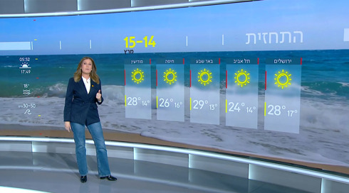 תחזית 14.03.25 | גל חום יוצא דופן לעונה