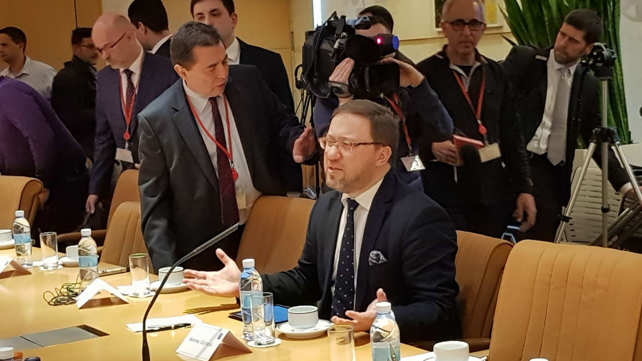 סגן שר החוץ הפולני בפגישה במשרד החוץ