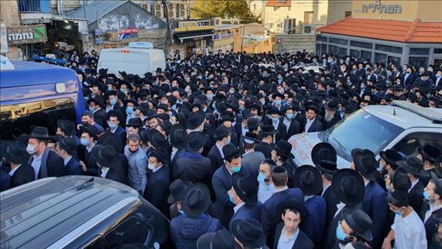 הלוויית הרב אהרון חדש מישיבת מיר, 03.12
