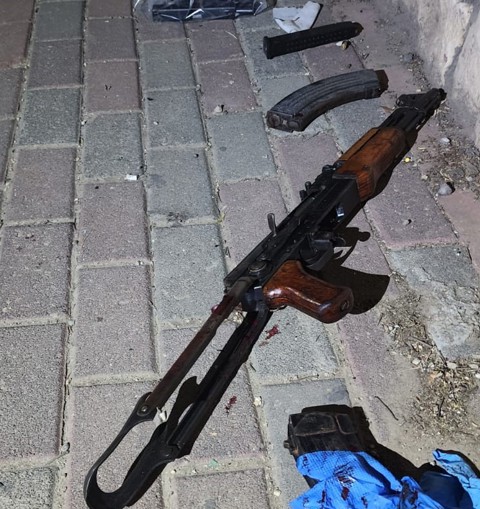 נשק ששימש את החוליה (צילום: דוברות המשטרה)