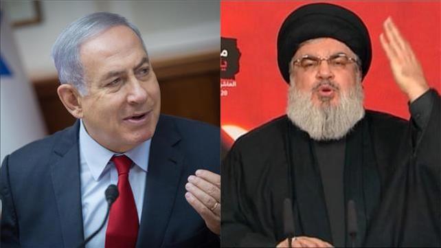 בנימין נתניהו וחסן נסראללה
