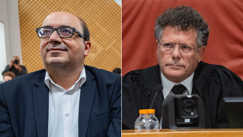 נשיא בית המשפט העליון יצחק עמית, יו"ר בל"ד סאמי אבו שחאדה