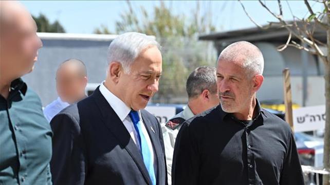 נתניהו עם ראש השב"כ רונן בר 4.4.23