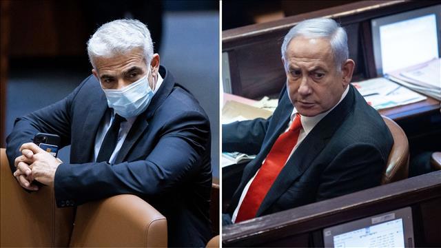 בנימין נתניהו ויאיר לפיד