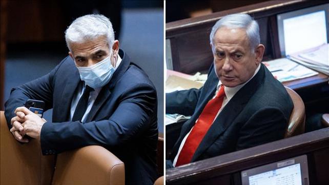 בנימין נתניהו ויאיר לפיד
