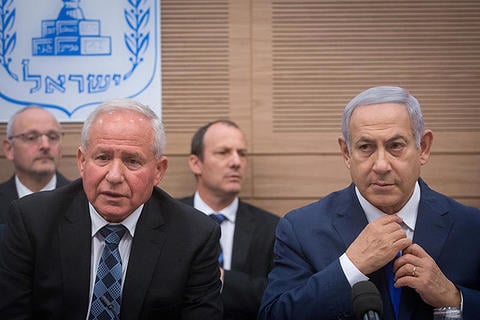ראש הממשלה בנימין נתניהו והשר אבי דיכטר, ארכיון
