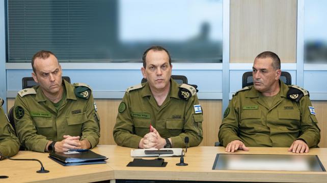 הרמטכ"ל זמיר בהערכת מצב עם חברי פורום מטכ"ל לאחר תקיפת ארה"ב באיראן, 22 ביוני