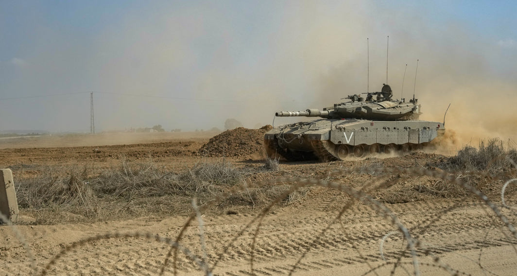 טנק סמוך לרצועת עזה