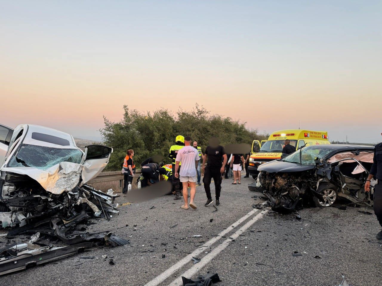 תאונת דרכים סמוך לצמת צלמון בגליל התחתון 