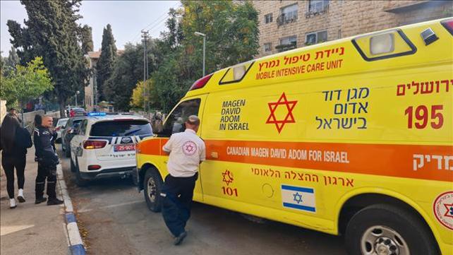 זירת אירוע הירי בירושלים 14.11