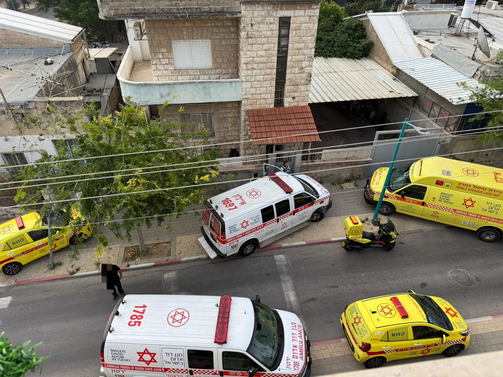 זירת אירוע הירי ברמלה, הבוקר