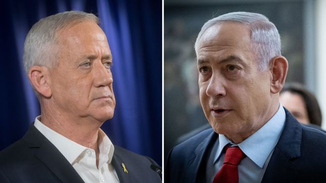 בנימין נתניהו, בני גנץ