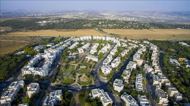 תמונה פנורמית של מודיעין-מכבים-רעות, 2017