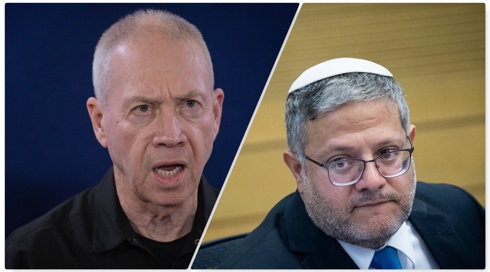 השר גלנט גיבה את ראש השב"כ - ותקף את השר בן גביר