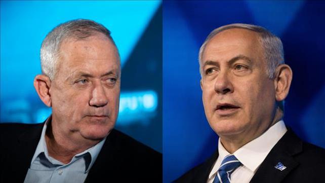 בנימין נתניהו, בני גנץ, ארכיון