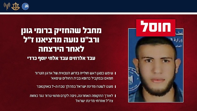 המחבל עבד אלרחים עבד אלחי יוסף כרדי