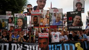 הפגנה בתל אביב בדרישה לשחרור החטופים, בחודש שעבר
