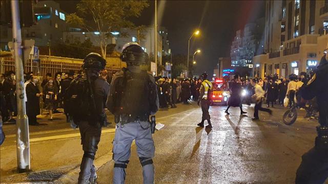 הפרות סדר בירושלים על הטלת הסגר, 11.07.20
