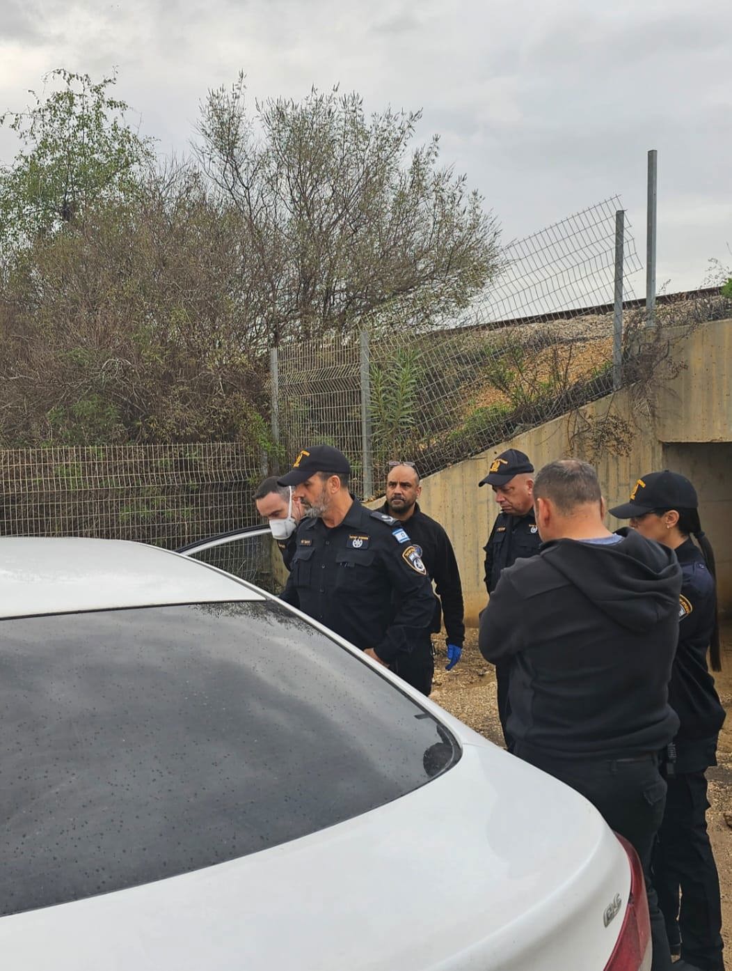 זירת הרצח סמוך לכפר יאסיף