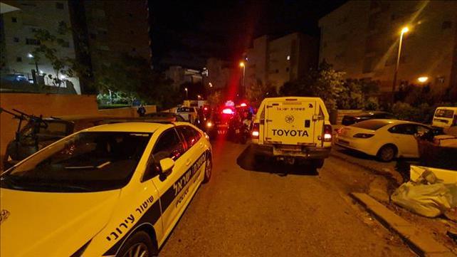 זירת הרצח בקריית אתא
