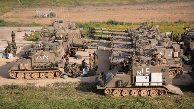היערכות כוחות צה"ל בגבול עזה